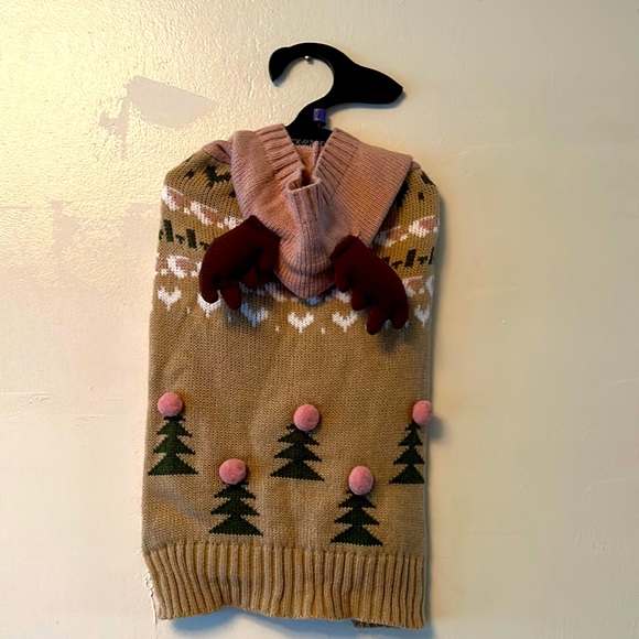 Frisco fair isle reindeer holiday dog sweater size medium - Picture 1 of 3